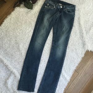 True Religion hi-rise straight cut